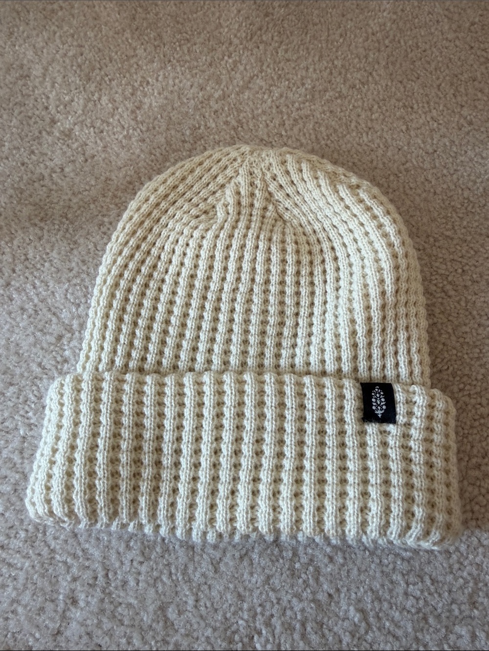 Free People Movement Beanie Cream